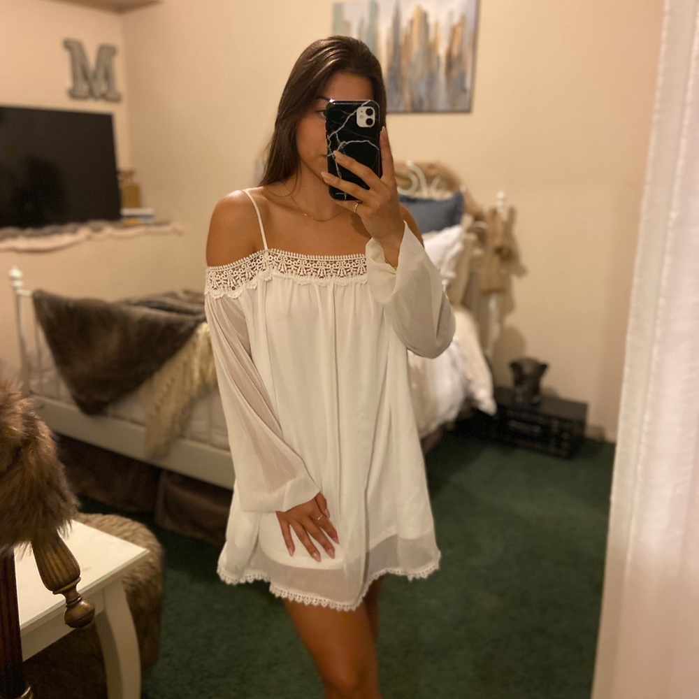 OTS white dress